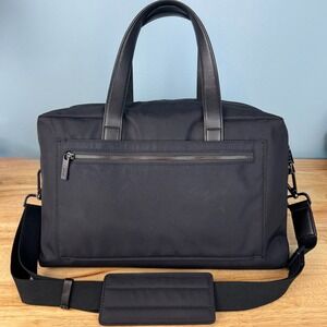 Away The Everywhere Bag Medium Jet Black Carry On Travel Laptop Tote Duffle Logo